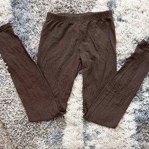 2 pair Leggings Bundle Brown/Xhilaration/S and Black/Mossimo/3/4 length/S